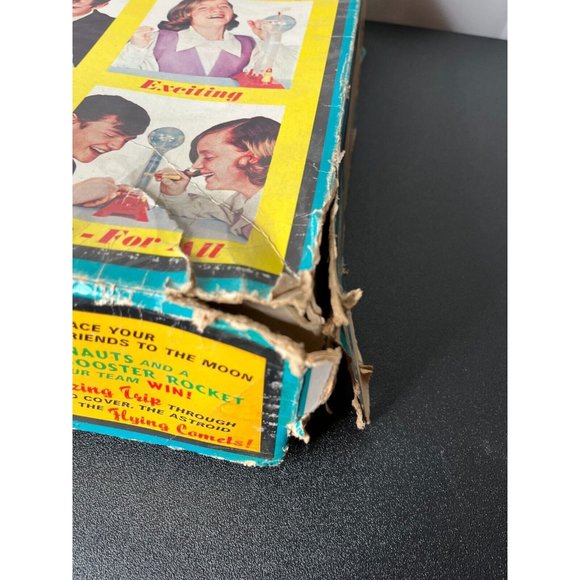 vintage 1970s Stevens magnetic moon race toy game rare! - Picture 2 of 12